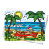 SUNBATHING SANTA CARD